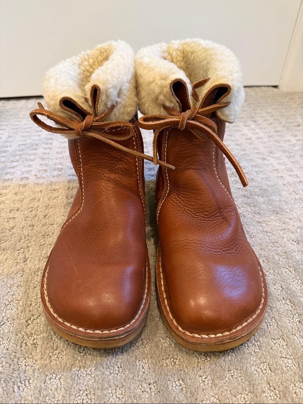 Duckfeet Arhus Wool-lined Boot in Nut Size 41 includes care kit - Picture 2 of 8